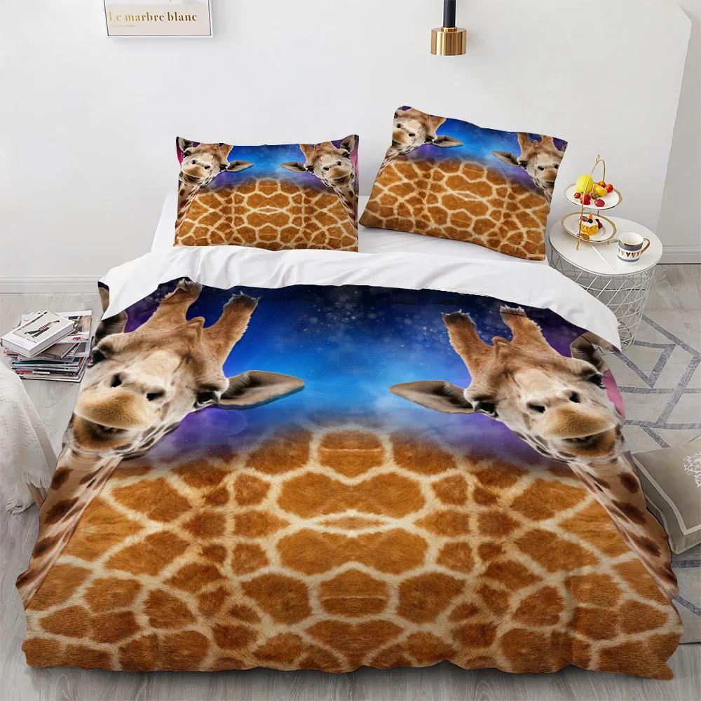 

Комплект пододеяльника Дропшиппинг Комплекты постельного белья Queen Леопард, Змеиная кожа Роскошный Высококачественный Домашний текстиль Queen - без простыни EU single(135x200cm)