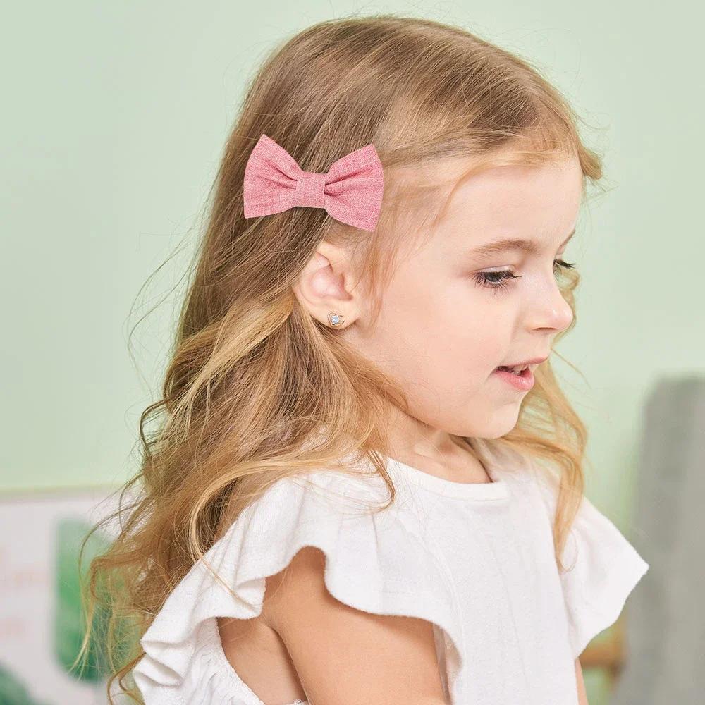 10Pcs/Lot Children's Girl Hairpins Cute Headwear Bow for Babys Scrunchie Hair Clips Kids Barrettes Headwear Hair Accessories