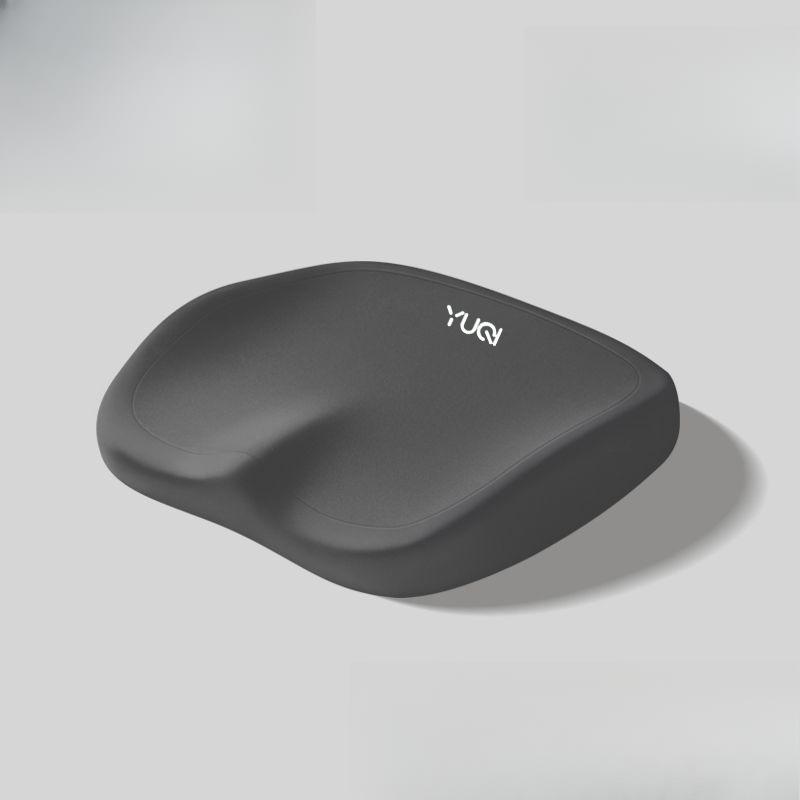 

1 шт. Подушка сиденья из пены с эффектом памяти для автомобиля/офисного кресла, поддержка с нескользящей основой, эргономичная подушка для комфорта бедер для долгого сидения 40x37x5.6cm чёрный