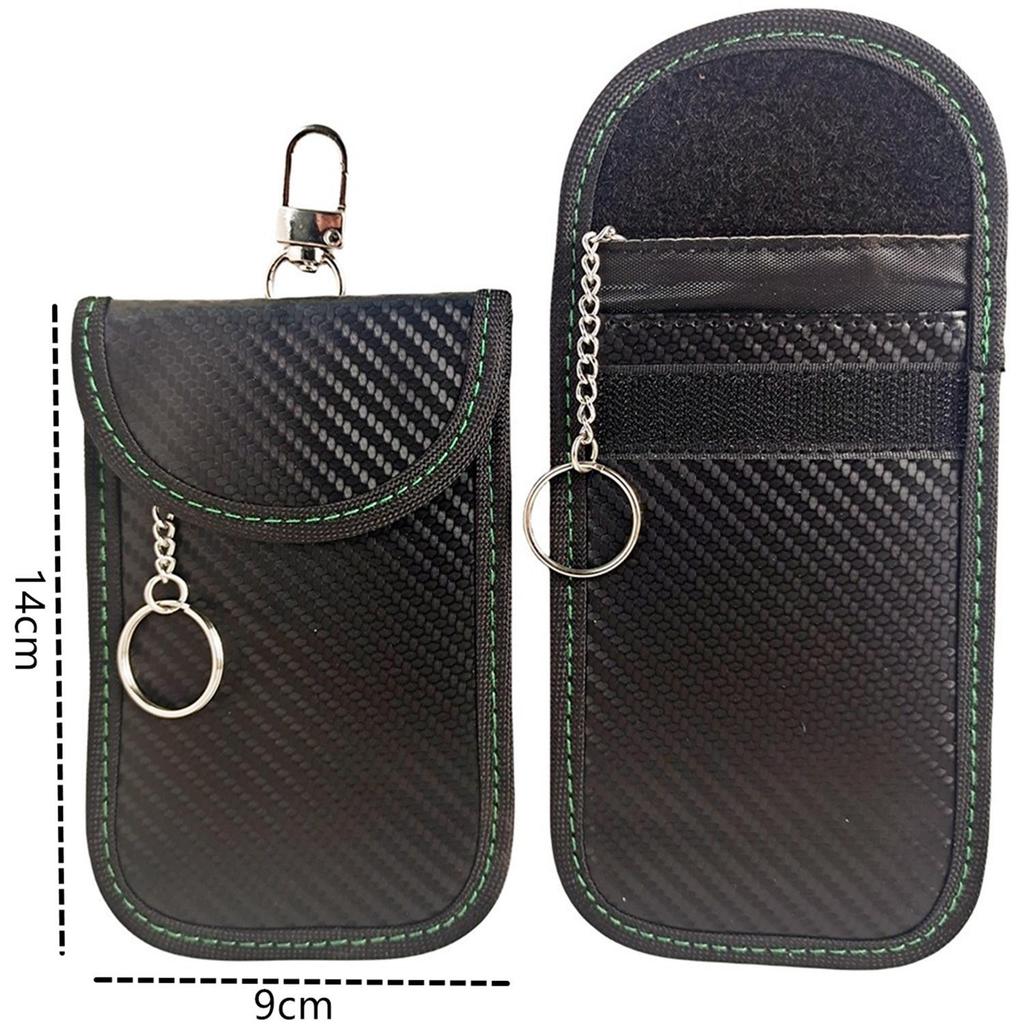 Compact Faraday Bag: Anti-Theft RFID & Signal Shielding for Mobile Phones & Car Keys