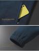 Men's Thickened Polar Fleece Stand Collar Cardigan Jacket