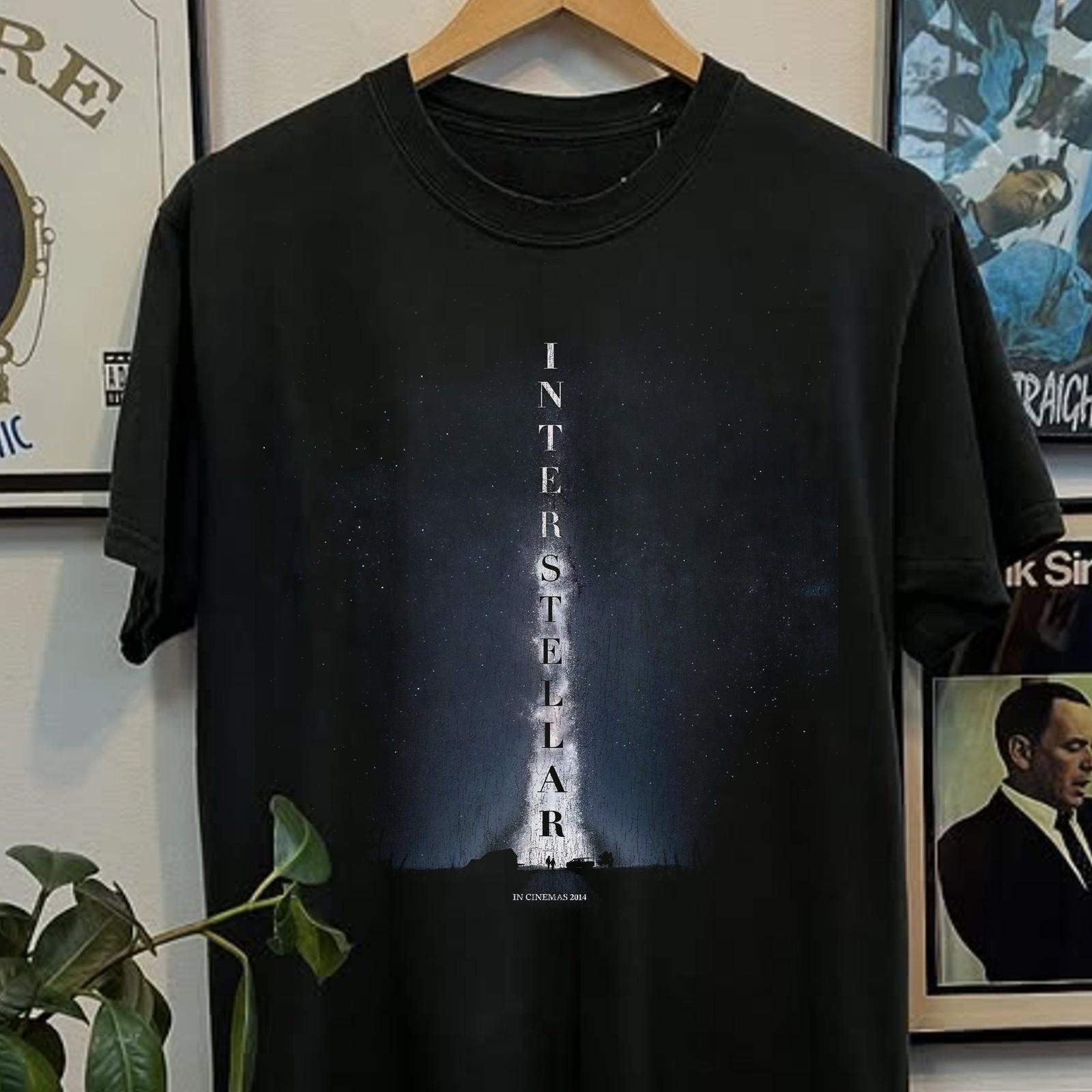 2014 Interstellar Promo T-Shirt Black XXL 3XL