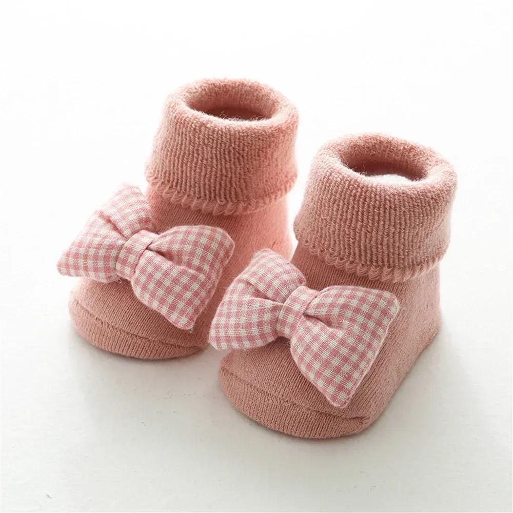 Winter Warm Socks for 0-12Months Baby Cartoon Animal Newborn Socks Infant Baby Boy Baby Girl Socks Anti Slip Floor Sock