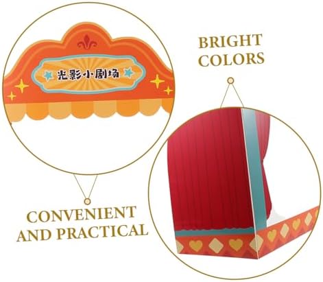 Abaodam Traditional Chinese Shadow Puppet Theater Paper Stage Creative Role Play Learning Toy Fine Motor Skills & Cultural Knowledge