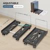 Q5WA Mobile Computer Tower Stand With Wheel And Ventilation For Easy Movement