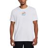 Under Armour Vintage Logo Ribbed Crew Neck T-Shirt Men Tops White 1383867-100