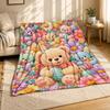 Easter Teddy Bears Coral Fleece Blanket