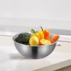Tigela de aço inoxidável, servindo, multiuso, recipiente de sopa de cereais para restaurante