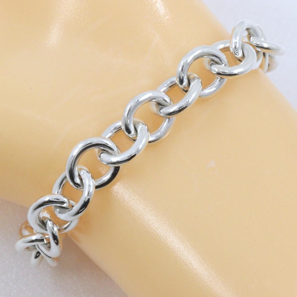 TIFFANY&Co. Return To TIFFANY & Co. Bracelet Heart Tag Silver925 Heart 32.1g Women Used