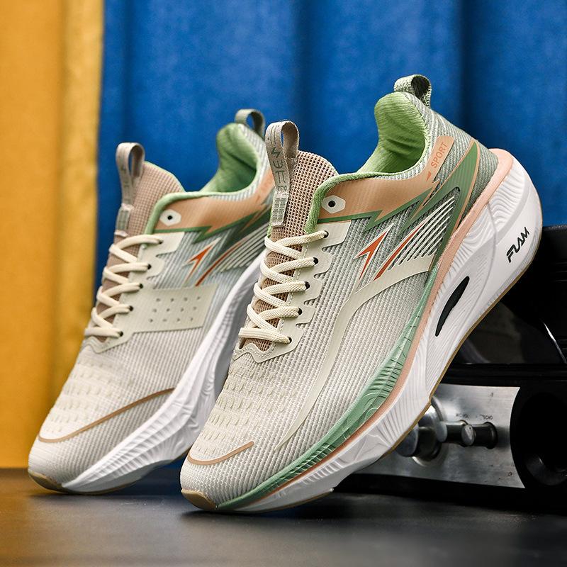 New running shoes marathon ultra-light shock absorption professional sports shoes training skipping rope shoes for men and women couples one 2025