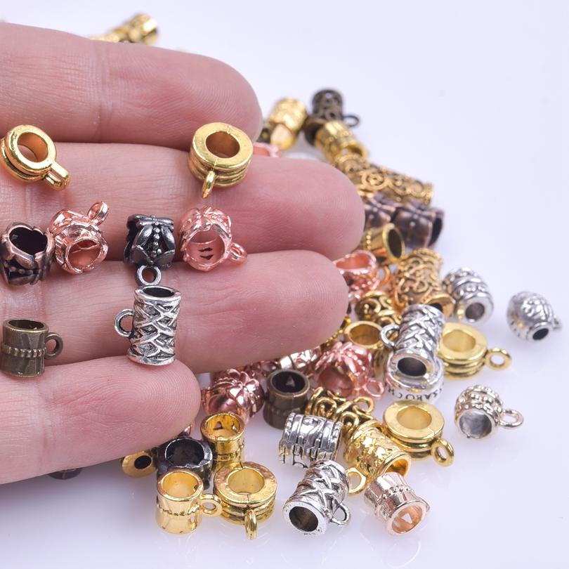 30pcs/Lot Vintage Metal Pentagram Charm Steampunk Charms For Jewelry Making Supplies Small Pendant Accessories Bulk DIY Earrings