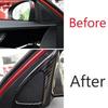 For Kia K3 Forte - A Post Speaker Frame Cover Trim Carbon ABS Style 2PCS