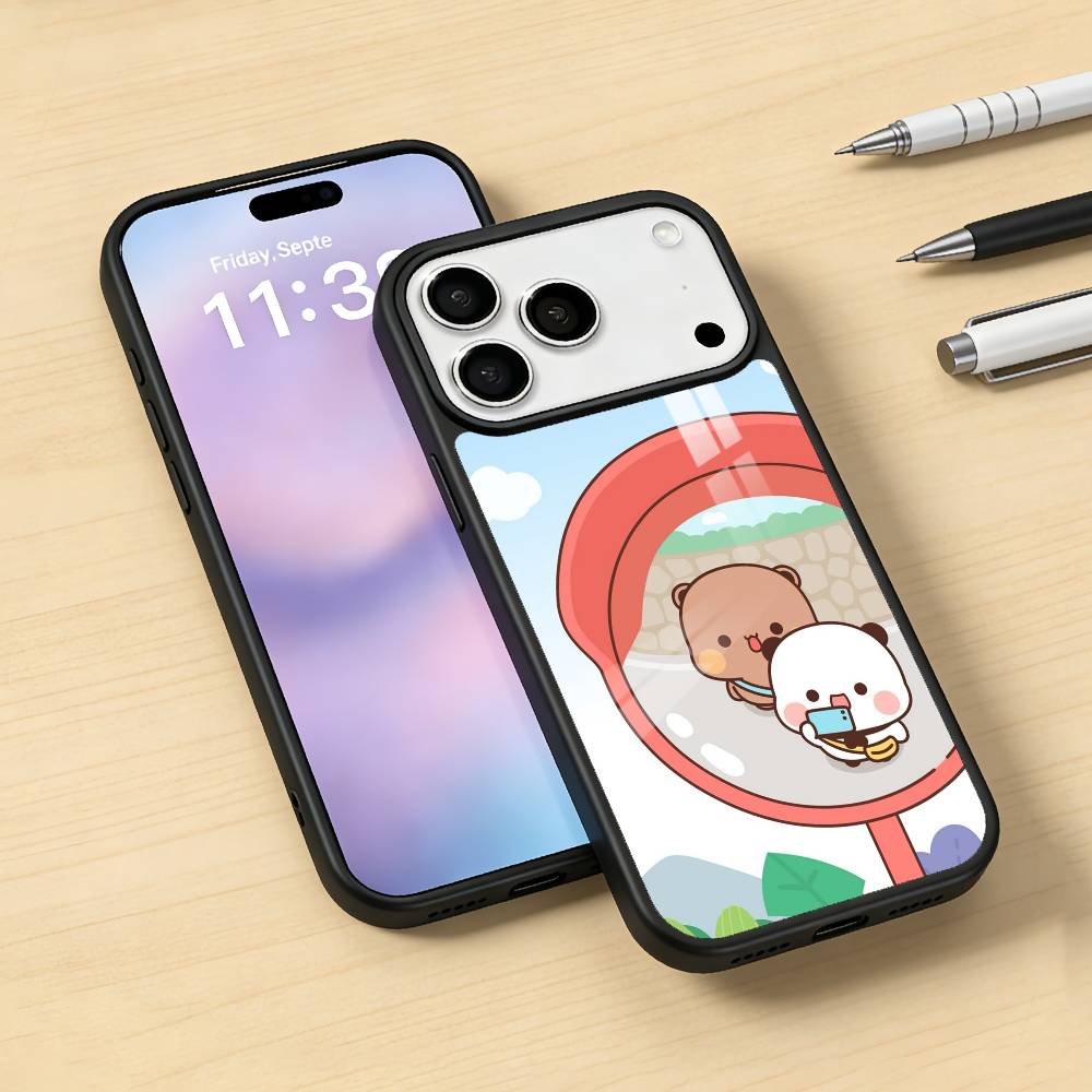 Hot BuBu DuDu Couple Cartoon Phone Case For iPhone 17,16,15,14,13,12,Pro,Max For Magsafe Magnetic Wireless Charging