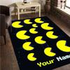 Custom Name Pac Game Rug - Decorative Non-slip Carpet With YourName For Bedroom Or Office Perfect Gift For Family And Friends
