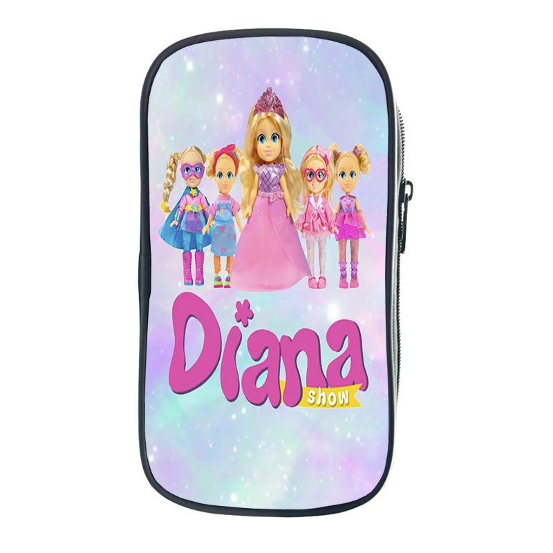 

Діана І Рома Шоу Пенал Милі Студентські Пенали Велика Сумка для Ручок Чохол Коробка для Зберігання Хлопчик Дівчинка Дитина Офіс Школа Канцелярське Приладдя 1