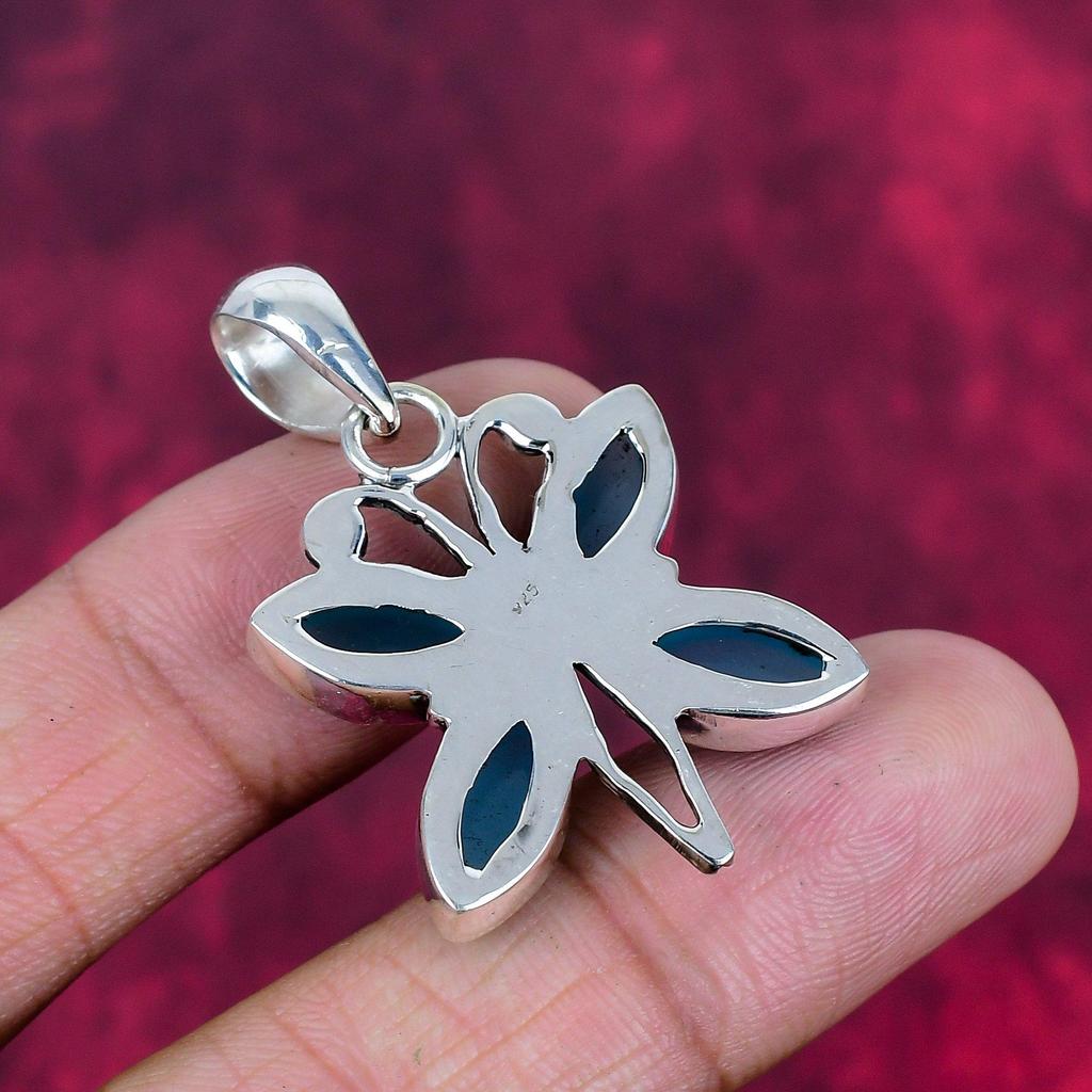 Blue Chalcedony 925 Solid Sterling Silver Pendant, Handmade Gemstone Pendant Jewelry, Gifts For Wife Brand New Pendant