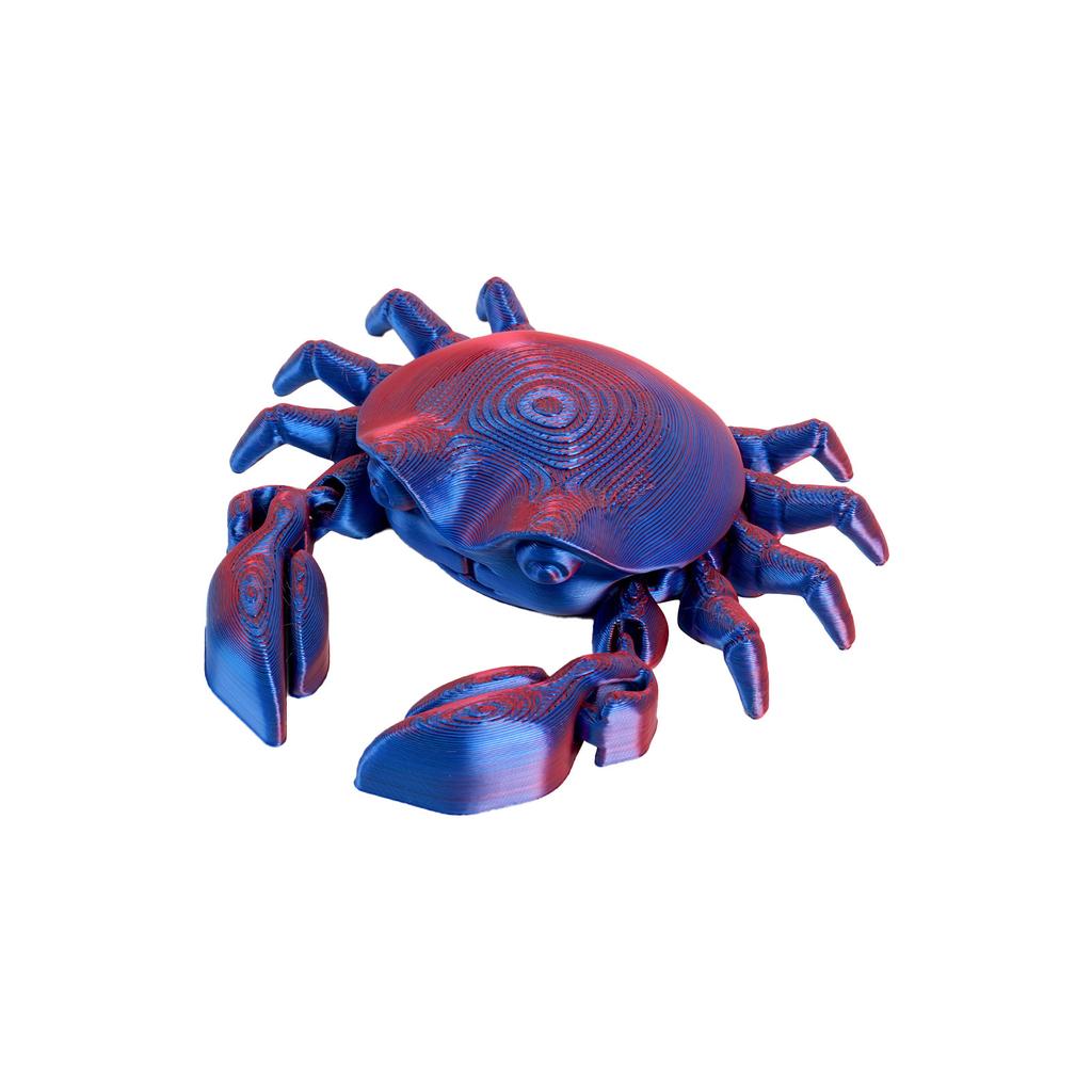 3D tištěný krab, kloubový model, flexibilní kloubové zvíře, soška mořského živočicha, levné 3D tištěné předměty, úleva od stresu, úleva od podrážděnosti, hračky pro ADHD
