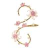 Golddraht umwickelt Drahtumwickelt Armreif Handgemachter Statement Armschmuck Elegantes Blumiges Armband Damen
