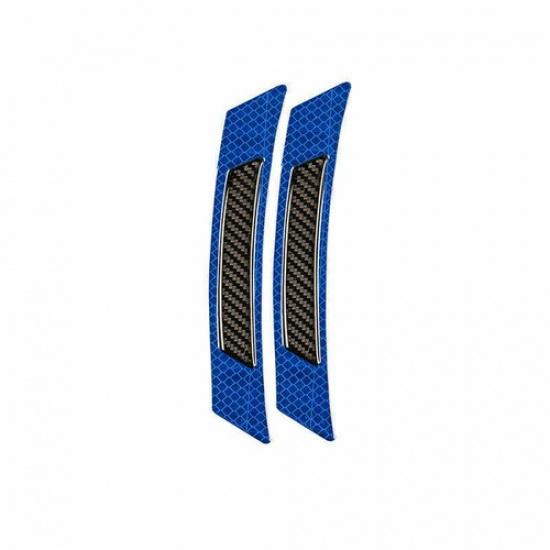 Carbon Fiber Style Car Auto Warning Decal Strips Safety Tape Reflective Stickers