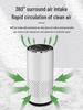 Car Negative Ion HEPA Air Purifier with Activated Carbon Filter for Odor & Formaldehyde Removal, Desktop Oxygen Bar, Aromatherapy Function