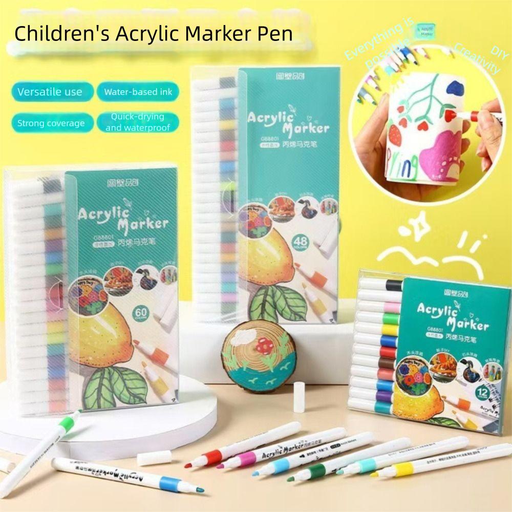 Can Be Stacked Children's Graffiti Pen Color Is Not Transparent Paper Painting Brush