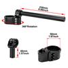 50mm Motorcycle Clip On Ons Fork Handlebar Riser Fit For Suzuki GSX-R Ducati Monster Aprilia KAWASAKI Yamaha Triumph MV AGUSTA