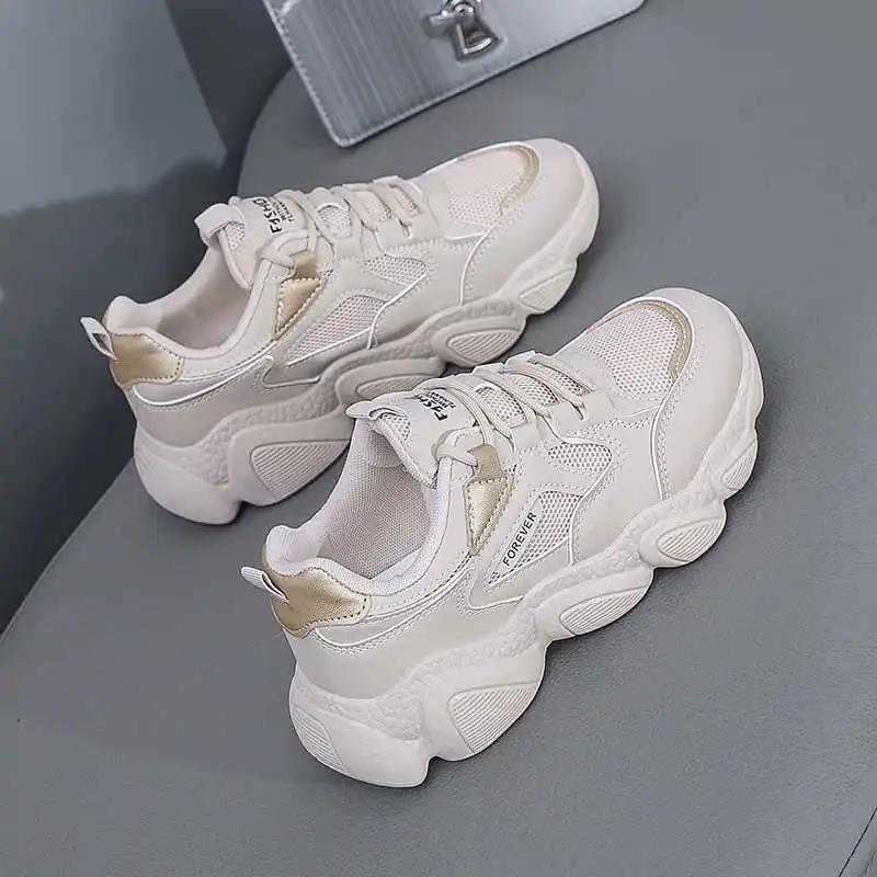 38 Legitimate Leather Sneakers Cute Casual Sports Shoes Women Spring Ladies Shuse Snearkers Hit Nice Designers Sapateneis