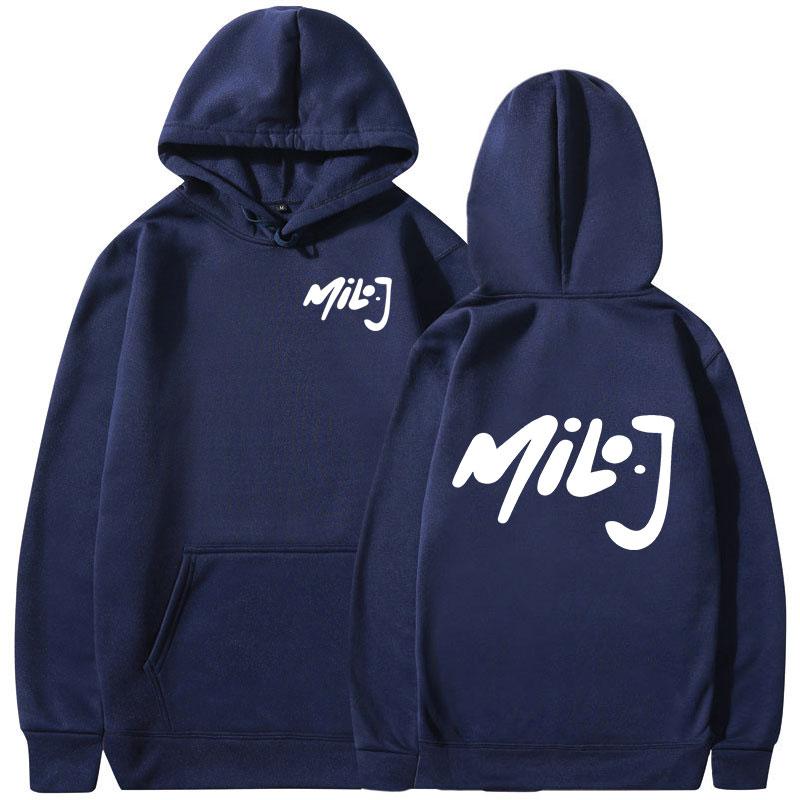 Rapper Milo J Logo Merch Hoodies Men Women Clothing Vintage Hip Hop Hooded Sweatshirt Casual Harajuku Oversized Pullovers Hoody