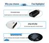 HDMI to VGA High-Definition Video Converter with Audio Adapter 1080P