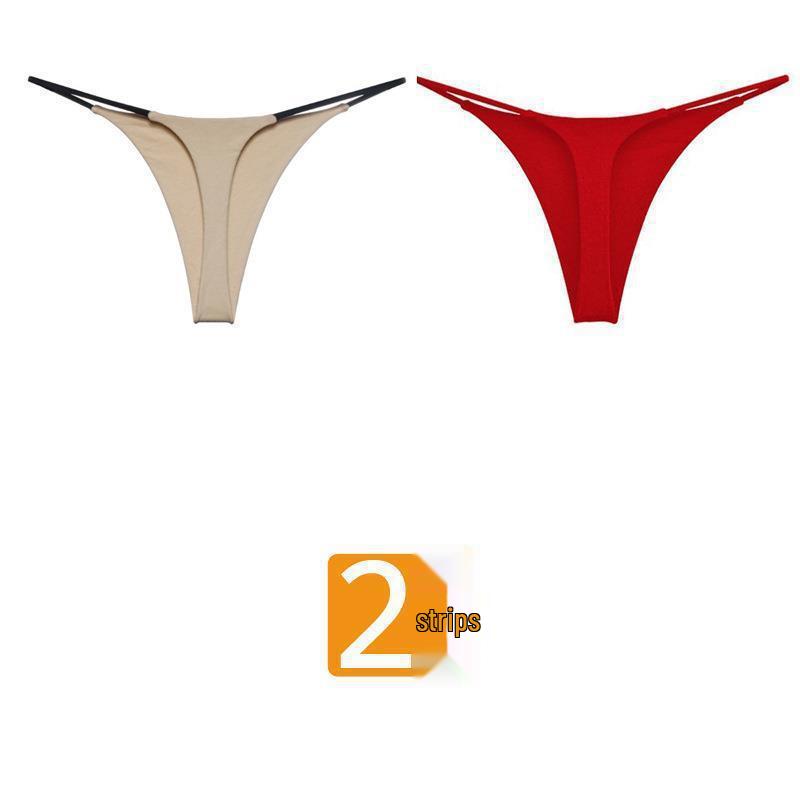 Women's Summer T-Back One-Piece Sexy Silk Yoga Underwear