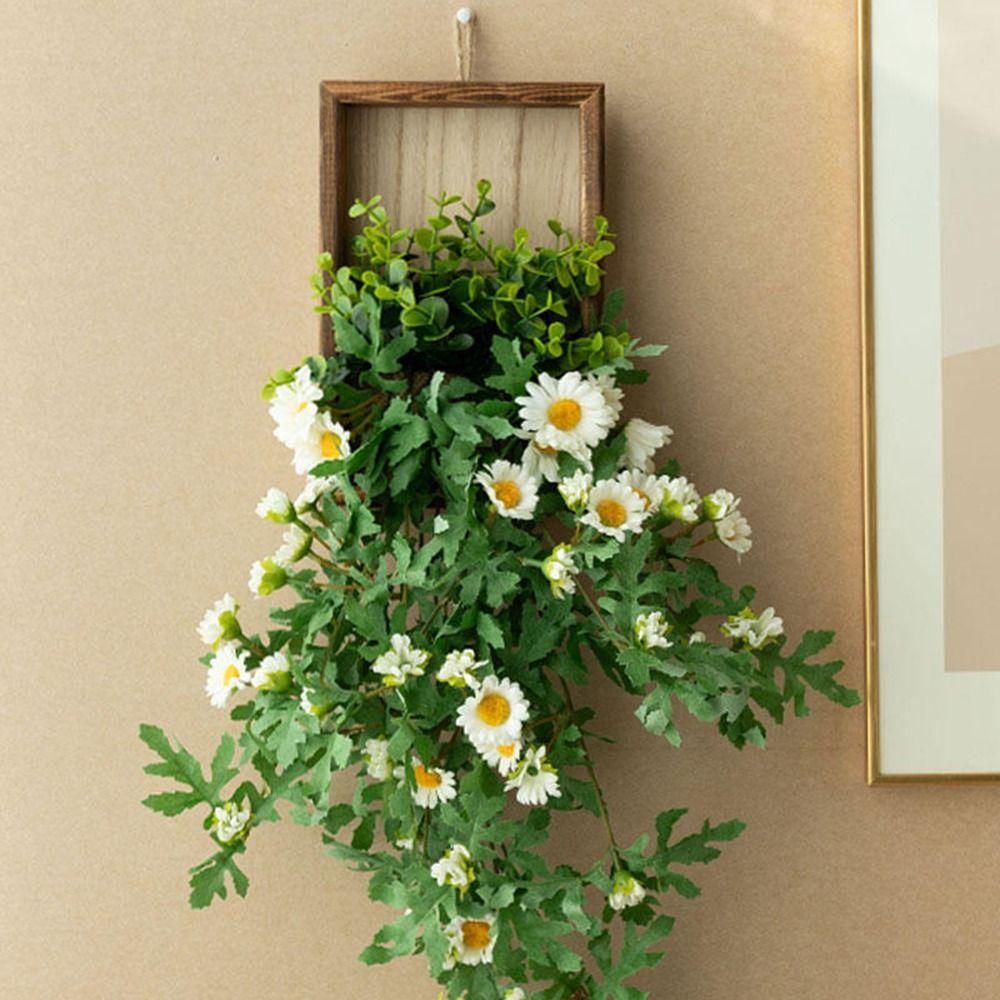 Nordic Style Simulation Plastic Daisy Realistic False Flower Vine  Home Decor