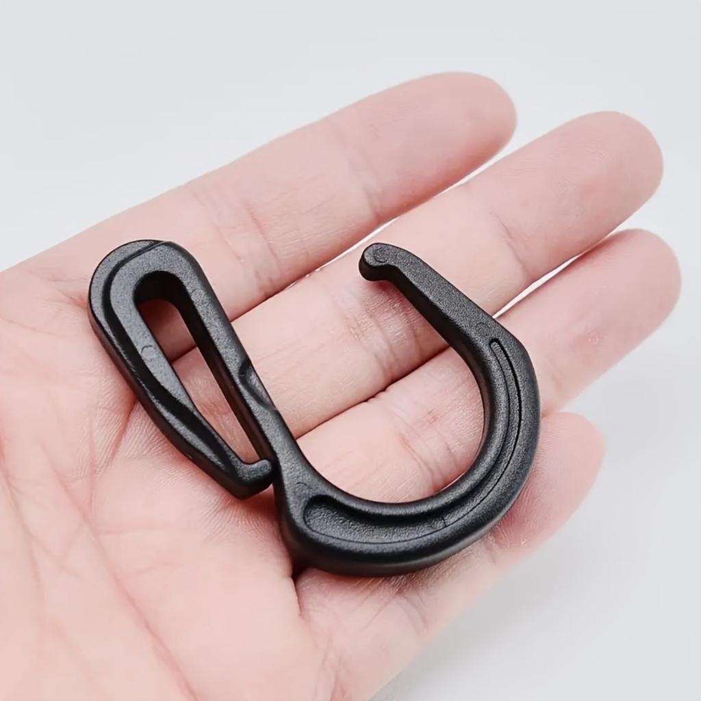 6pcs Quick Release Detachable Plastic S-Shaped Holder Buckle for Backpack Camping Webbing Bags Hiking
