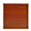 Square Solid Wood Tea Tray Coffee Sushi Snacks Serving Plate for Cafe Restaurant(30*30cm)