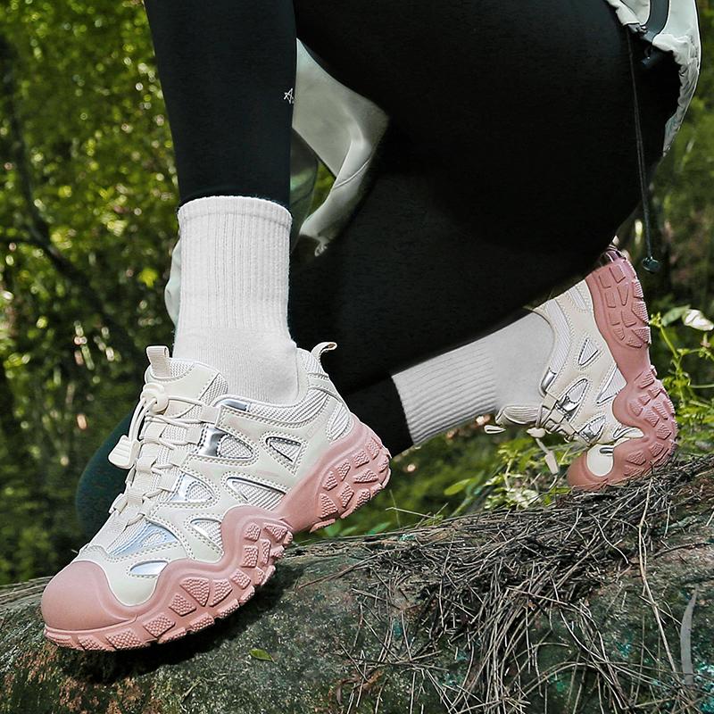 Outdoor Couple Casual Sports Shoes For Spring And Autumn Off-Road Hiking Shoes Anti Slip Wear-Resistant Breathable Man Shoes