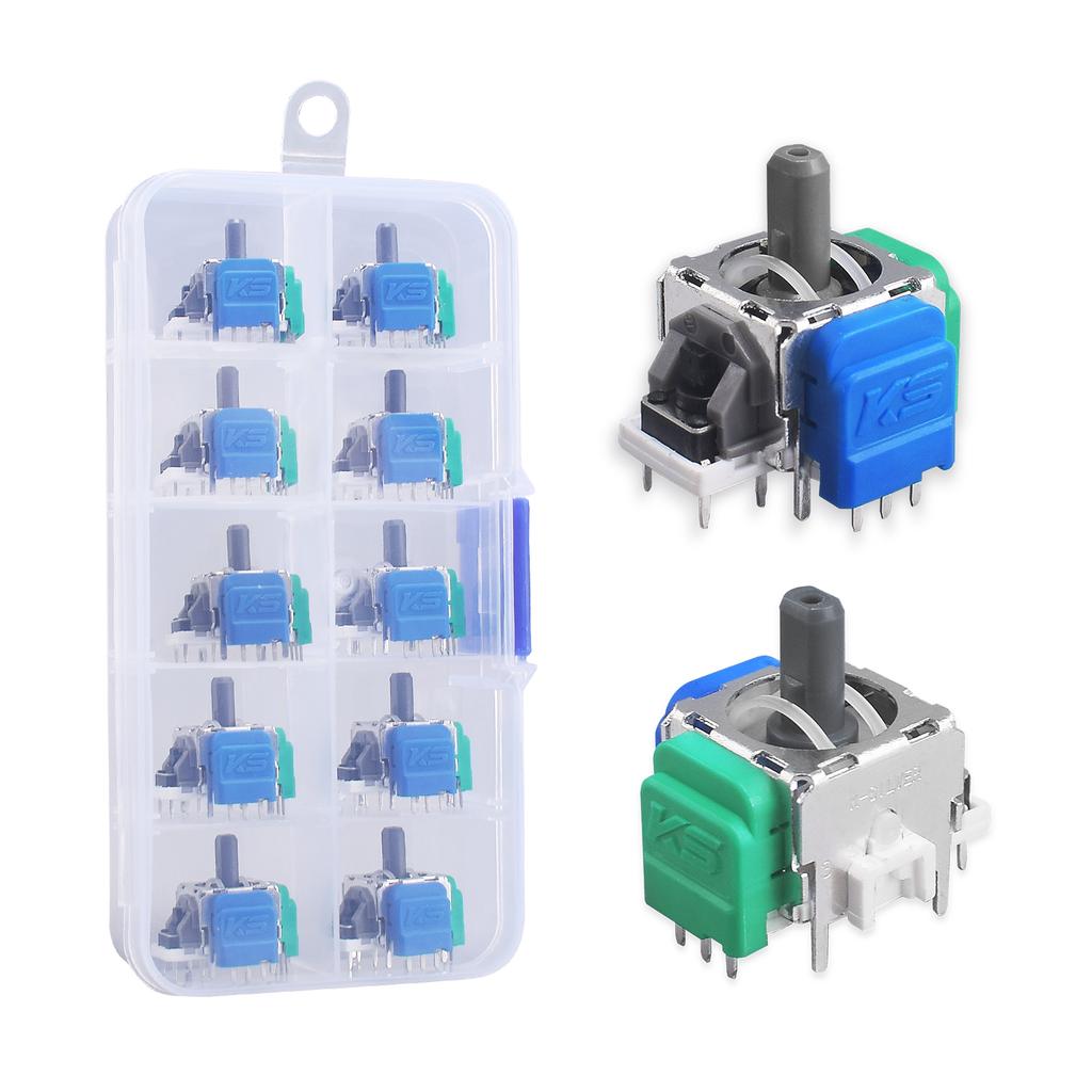 10Pcs Electromagnetic Joystick Replacement for Ps5 Gamepad 3D Analog Stick Sensor Module for Ps4 Xbox One & Elite Controller