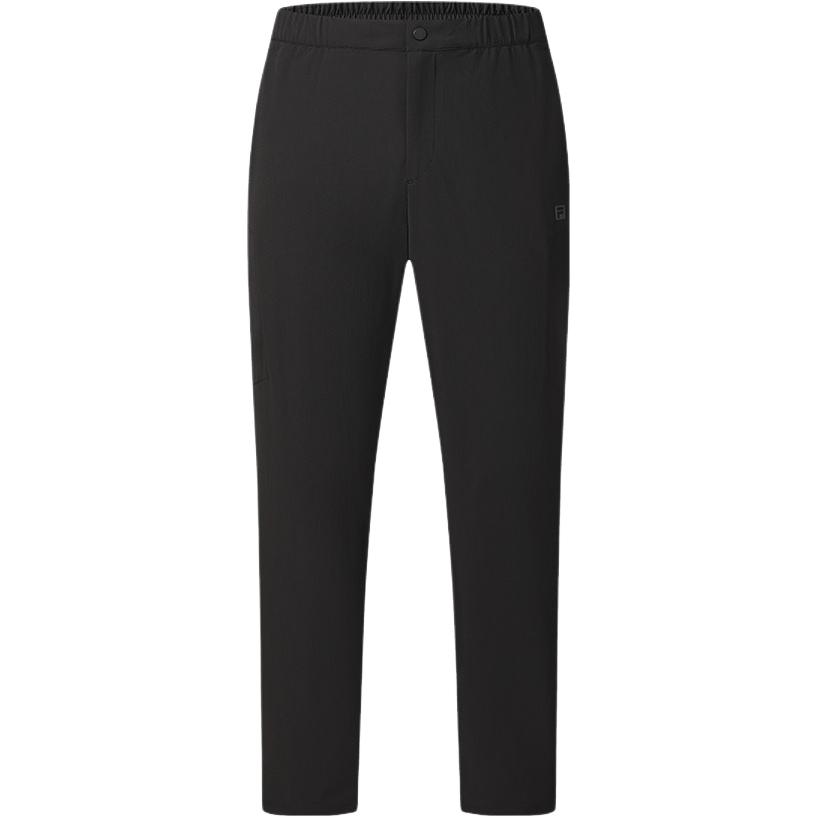 New FILA SS25 Casual Pants Men's Pitch Black BK A11M527801F-BK