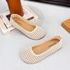 Fashion Korean-style Open-toe Sandals for Women Are Versatile, Casual, Simple, Anti-slip and Thickened Flat Shoes for Moms