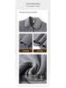 Spring Woolen Coat for Middle-Aged and Elderly Women (40-60) - Casual Wear for Spring and Autumn