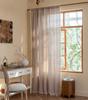 Bohemian Style Khaki Geometric Tassel Curtains Semi Blackout Curtains for Living Room Bedroom Kitchen Home Decoration Curtains
