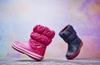 Crocs Winter Puff Boot Kids  211053 |J3/5/Eu 34-35| Navy/Red