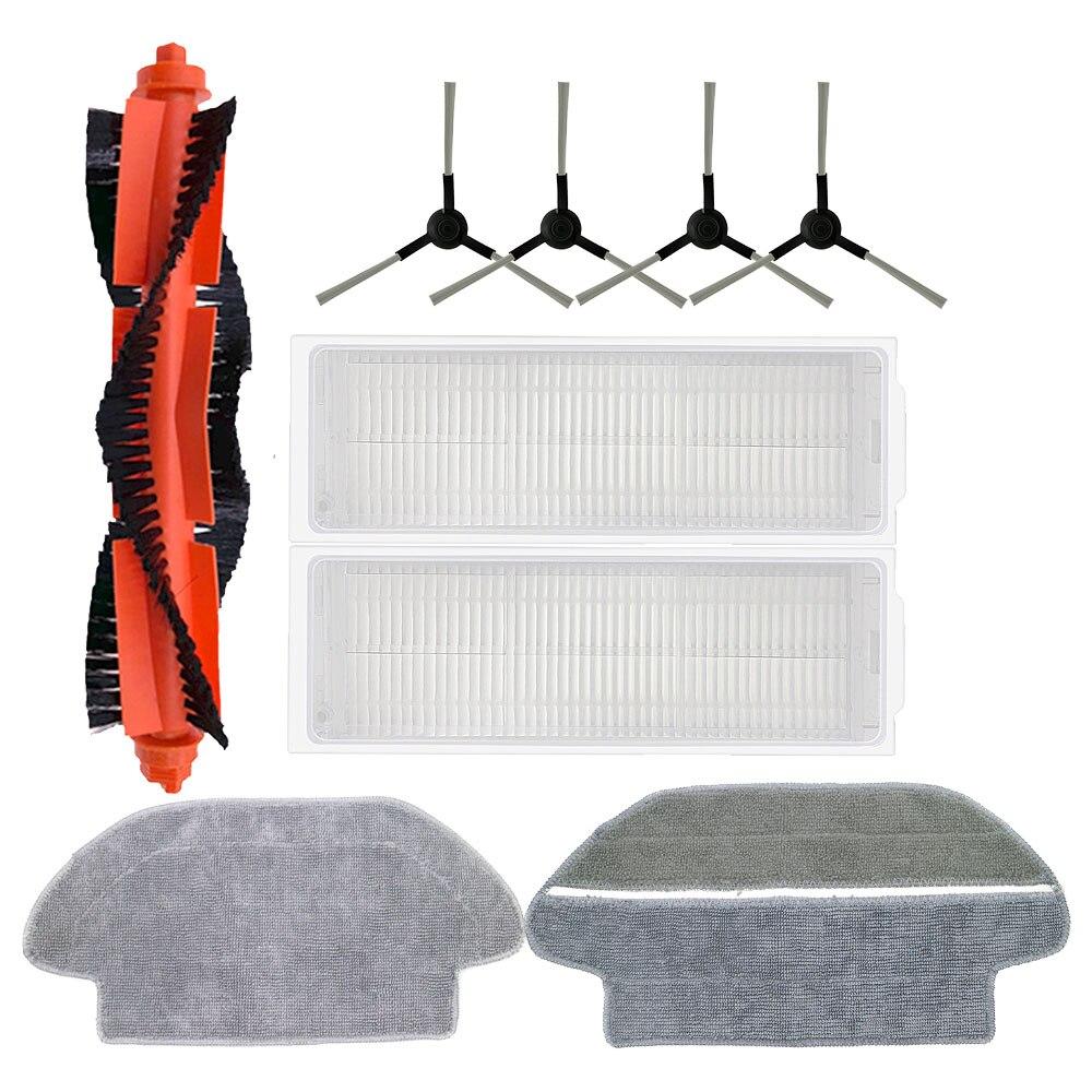 Main Brush HEPA Filter Side Brush Mop Cloth for Xiaomi Robot Vacuum Cleaner STYJ02YM Conga 3490 Viomi V2 PRO Filter V-RVCLM21B