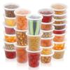 20 Stück Lebensmittelaufbewahrungsbox mit Deckel Klar Lebensmittelqualität BPA-Frei Gefrierschrank Mikrowellengeeignet Meal Prep Deli Takeaway Lebensmittelverpackungsbehälter