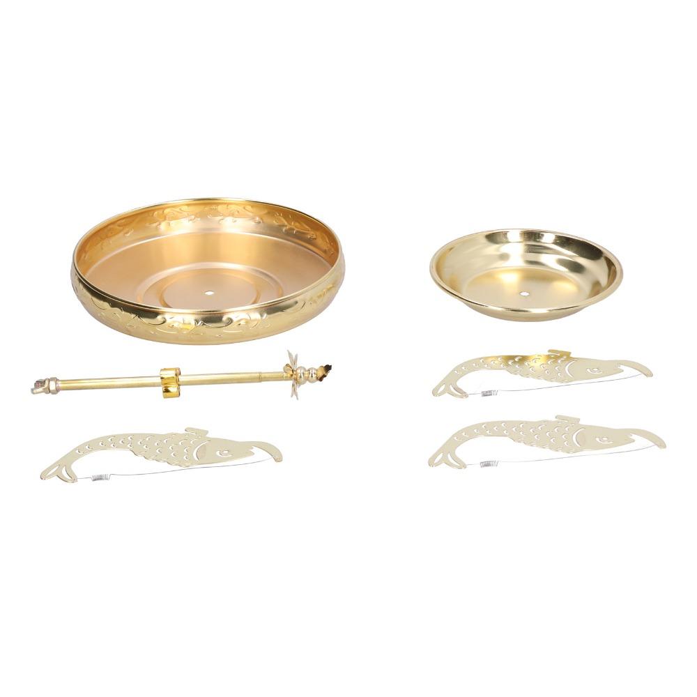 Golden Coil Incense Stand Stainless Steel Censer Support Easy Clean Incense Holder  Yoga Space