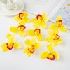 50/100PCS Artificial Flower Silk Orchid Home Room Table Decora Festival Outdoor Garden Yard Wedding Bridal Bouquet Diy Gift Box