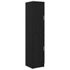 Highboard In Black Oak Look 35 X 39 X 168 Cm