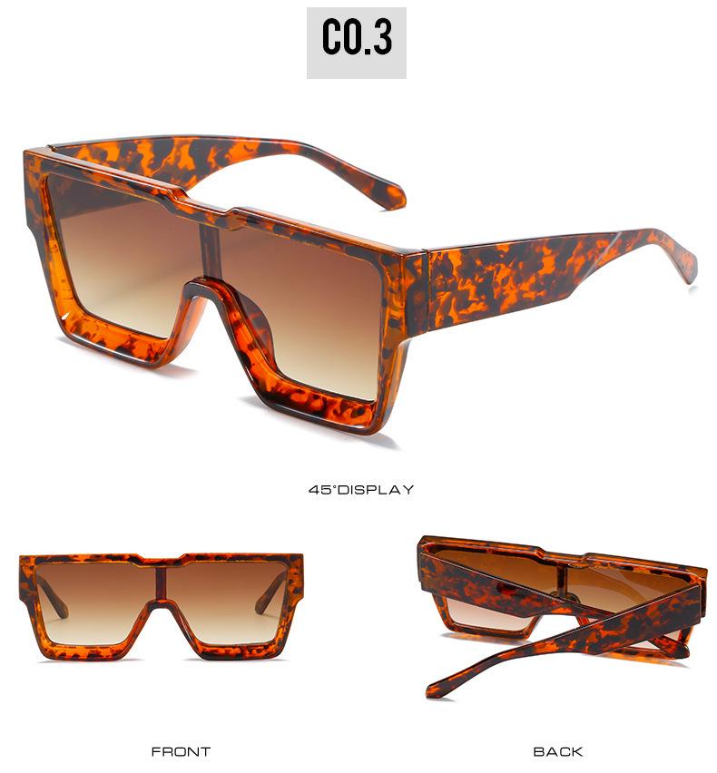 Chic Square Frame Women's Sunglasses - Large Candy Colors, UV Protection, Trendy European & American Style