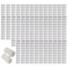 900Pieces Practical 5mm Diameter White Plastic Expansion Dowels Ideal for Home and Professional Construction Use