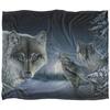 Wild Wings Midnight Wolves 2 Silky Supersoft Blanket