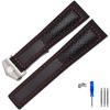 Cowhide Watch Strap 22mm Wristband For Tag Heuer Carrera Diving Monaco F1 Fiyta Tissot Watch Band Red Stitches Leather Bracelet
