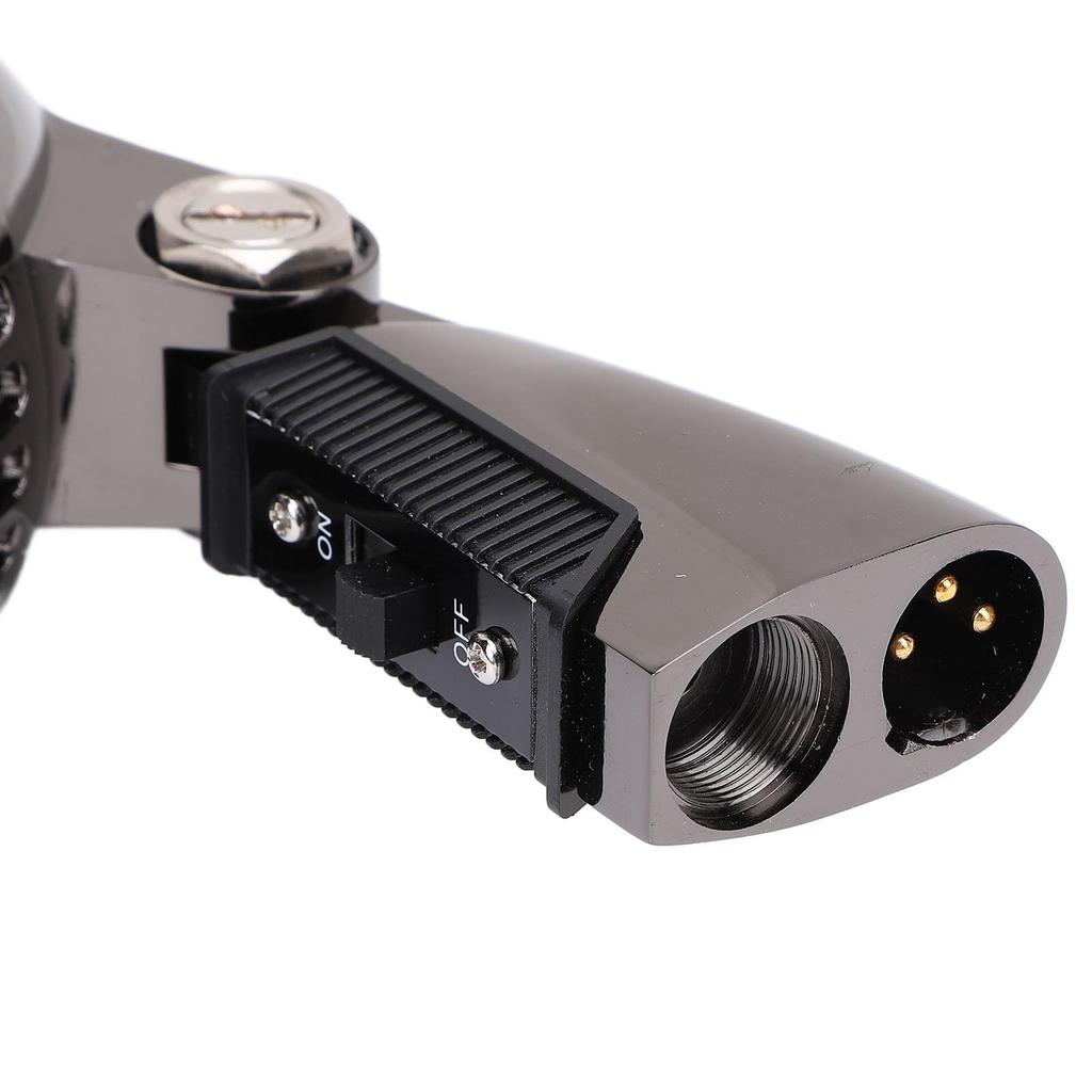 Dynamisches Gesangsmikrofon mit universellem altem Vintage-Mikrofon für Live-Performance und Studioaufnahme-Ständer,